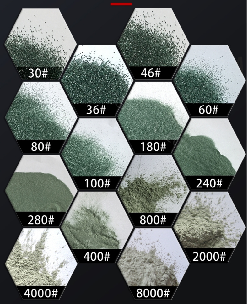 Green Silicon Carbide Detail 1